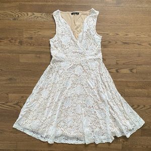 BRIDAL SHOWER White Dress, PattyBoutik, Size L